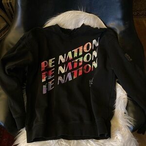 P.E Nation Multicolor Graphic Crewneck Sweatshirt